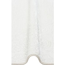 Sateen St 906 CREAM-120 x 180  x w Hav Toz Vermez Yıkanabilir Kaymaz Ince Dokuma Modern Halı