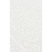 Sateen St 906 CREAM-120 x 180  x w Hav Toz Vermez Yıkanabilir Kaymaz Ince Dokuma Modern Halı
