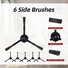 Mmouthyy Qrevo Master/ V20/ P10S Pro Robot Süpürge Aksesuarları Kiti Ana Yan Fırça Hepa Filtre Paspas Bezi (Yurt Dışından)