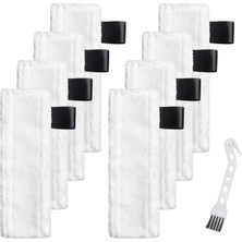 Mmouthyy Easyfix Sc2 Sc3 Sc4 Sc5 Için 2 Set Buharlı Paspas Bezi Yedek Bezler Mikrofiber Temizleme Pedi Kılıfı (Yurt Dışından)