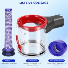 Dyson V7 V8 SV10 SV11 Elektrikli Süpürge Için Toz Haznesi Toplama Haznesi Parçası 967699-01 (Yurt Dışından)