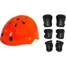 Kask Dizlik Dirseklik Koruyucu Set