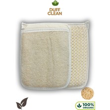 Duff Clean Çift Tarafli %100 Doğal Doğal Kabak Kesesi 24 x 17 cm