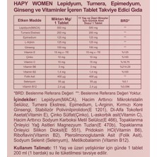 Hapy Women Lepidyum Takviye Edici Gıda