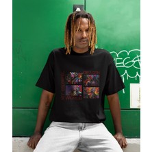 Terzili Giyin Colorful Dragon World – Baskılı Erkek Tişört