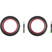 Mmouthyy V12 Slim Elektrikli Süpürge Toz Haznesi Üst Sabit Sızdırmazlık Halkası Yedek Kova Filtre Çöp Kutusu Için 2x (Yurt Dışından)