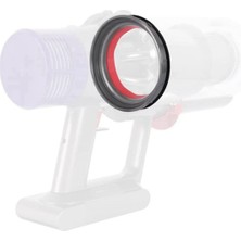 Mmouthyy V12 Slim Elektrikli Süpürge Toz Haznesi Üst Sabit Sızdırmazlık Halkası Yedek Kova Filtre Çöp Kutusu Için 2x (Yurt Dışından)