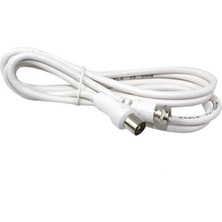 60 Ohm Erkek / F Erkek 1.2 Metre Beyaz Kablo