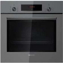 Siemens Gri Ankastre Set (HB012FBH1T-EO6C9PO00(EO6C8PP30O)-LC64KPJ70T)