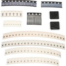 Smd Lehim Öğrenme Seti 77 Parça  Smt Elektronik Eğitim Kiti Deney Pratikleme Kartı QFP44 SOP16 0402 0603 0805 Direnç Melf Diyot SOT23 Transistör