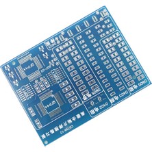 Smd Lehim Öğrenme Seti 77 Parça  Smt Elektronik Eğitim Kiti Deney Pratikleme Kartı QFP44 SOP16 0402 0603 0805 Direnç Melf Diyot SOT23 Transistör