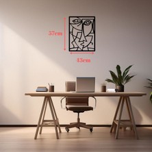 Soyut Yüz Di Metal Tablo