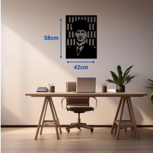 Atatürk Metal Tablo (42 x 58 cm )
