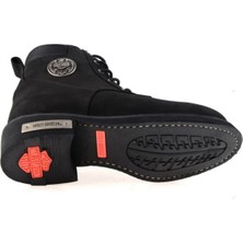 Harley Davidson Jim Erkek Siyah Nubuk Bot