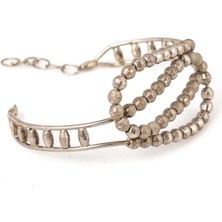 Nusret Takı 925 Ayar Gümüş Dorika Toplu Bilezik