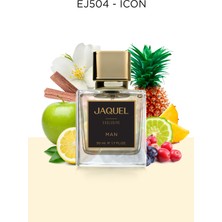 Jaquel EJ504 Exclusive Erkek Parfüm 50ml, Meyveli, Fresh, Üzüm, Bergamot, Huş Ağacı, Misk, Vanilya