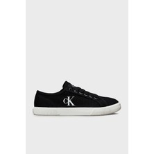 Calvin Klein Logolu Pamuk Karışımlı Sneakerayakkabı YW0YW017620GM Bayan Ayakkabı YW0YW01762 0gm