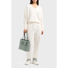 Armani Exchange Regular Fit Yüksek Bel Düz Paça Jogger Pantolon Bayan Pantolon XW000096 AF10804 U1003