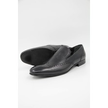 Oggi 028806 Kösele Erkek Klasik Ayakkabı - Siyah