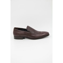 Oggi 028806 Kösele Erkek Klasik Ayakkabı - Kahverengi