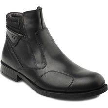 Forelli 31664 Erkek Siyah Deri Comfort Bot