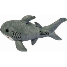 Şeker Adası Peluş Köpekbalığı 30 cm - Şarkı Söyleyen Baby Shark Gri Balık