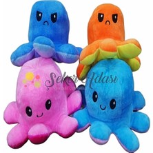 Şeker Adası Peluş Duygulu Ahtapot Oyuncak 14 cm