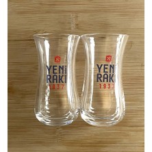 Çay Bardağı Formunda Rakı Bardağı 1937 Rakı Bardağı 2 Adet