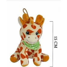 Sevimli Minik Peluş Zürafa Zuzu 15 cm / En Güzel Hediye
