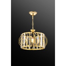 Luxury Gold 27  cm  Kristal Taşlı Avize