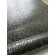 Antrasit Gümüş (53  cm  x 10 Mt) Silinebilir Kabartmalı Sade Duvar Kağıdı 5 M²