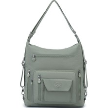 Smart Bags Hem Sırt Hem De Omuz Kadın Çantası Smart Bags 1205 Yeşil