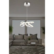 Vino Riserva Model Krom Kaplama Metal Salon Mutfak Oturma Yatak Odası Modern LED Sarkıt Avize