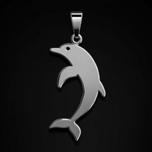 TabiTela 925 Ayar gümüş kolye yunus   SM1924
