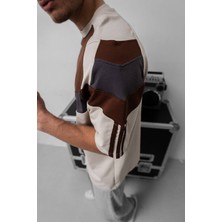 Takım Arma Nakışlı Oversize T-Shirt