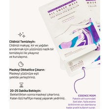 Ovaco Hydro Shining Yaprak Maske – Aydınlatıcı ve Canlandırıcı Meyve Özlü Yüz Maskesi | Niacinamide, Panthenol ve Berry Kompleksi İçerikli