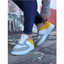 Bicans WG011 Beyaz Taba Erkek Casual Ayakkabı