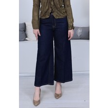 Kontrast  Dikişli Geniş Kalıp Jean