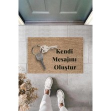 Dijital Baskı Kişiye Özel Iç Kapı Dekorasyon Paspas  PS11222