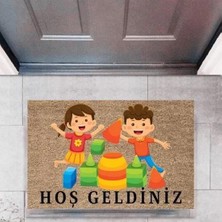 Kapı Önü Paspası Dekoratif Dijital Baskı ÇOCUKLARP-2718
