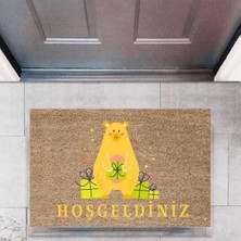 Kapı Önü Paspası Dekoratif Dijital Baskı HAYVANLARP-2756