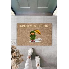 Dijital Baskı Kişiye Özel Iç Kapı Dekorasyon Paspas  PS11269