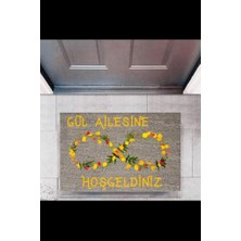 Kapı Önü Paspası Dekoratif Dijital Baskı Kişiye Özel P-2452