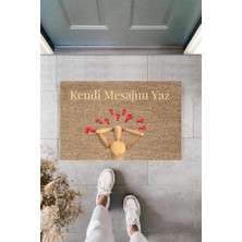 Dijital Baskı Kişiye Özel Iç Kapı Dekorasyon Paspas  PS11199