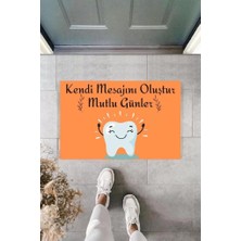Dijital Baskı Kişiye Özel Iç Kapı Dekorasyon Paspas  PS11289