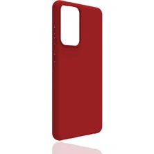 Vardar Aksesuar Samsung Galaxy A72 Kılıf Biye Silikon-Kırmızı