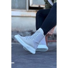 Bicans WG012 Siyah Cilt Uzun Bağcıklı  Bot