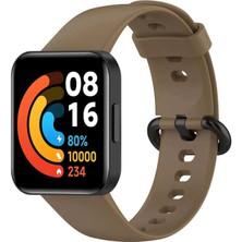 Zore Xiaomi Redmi Watch 2 Lite Klasik Kordon - Kahverengi