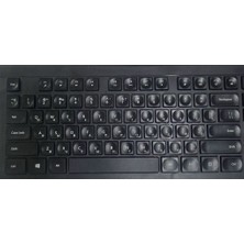 Rusça USB Pc Klavye-Rusıan Keyboard