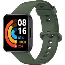 Xiaomi Redmi Watch 2 Lite Uyumlu Klasik Kordon Zore - Petrol Yeşil